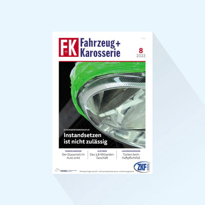 F+K Fahrzeug+Karosserie: Ausgabe 8/25, Erscheinungstag 21.08.2025 (mit Special Nachhaltige Reparatur)