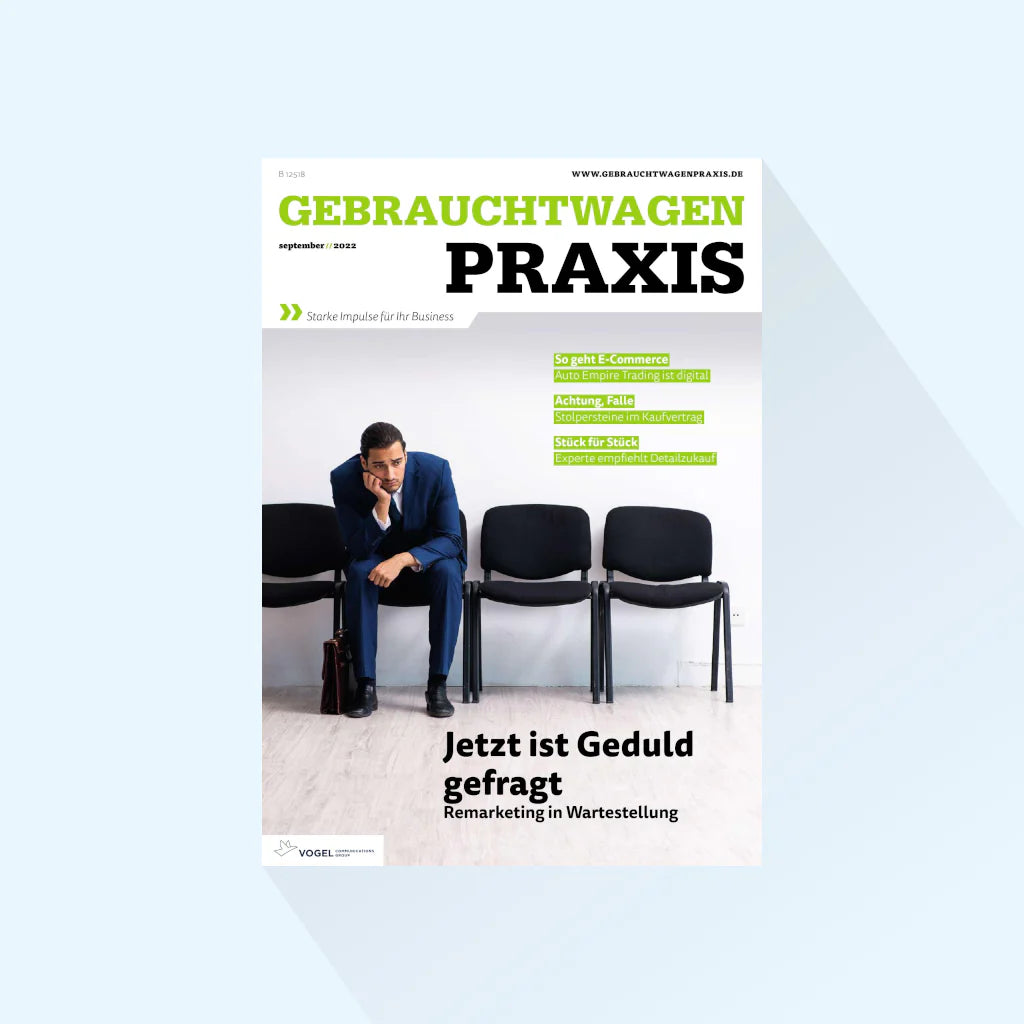 Gebrauchtwagen Praxis : Issue 9-25, Publishing Date 04.09.2025, E-Mobility in Remarketing