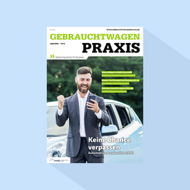 Gebrauchtwagen Praxis: Issue 9/26, Publishing Date: 03.09.2026 (September: E-mobility in remarketing)