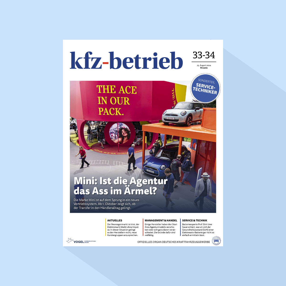 kfz-betrieb: Ausgabe 33-34/26, Erscheinungstag: 21.08.2026