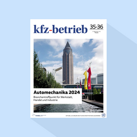 kfz-betrieb: Issue 35-36/26, Publishing Date: 04.09.2026 (September: Special issue 