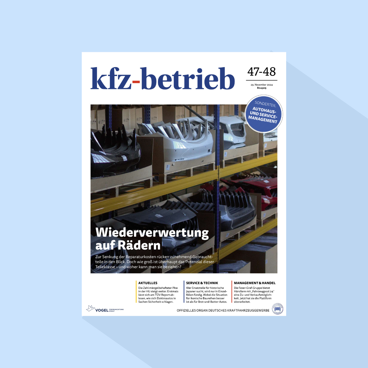 kfz-betrieb: Ausgabe 47-48/26, Erscheinungstag: 27.11.2026
