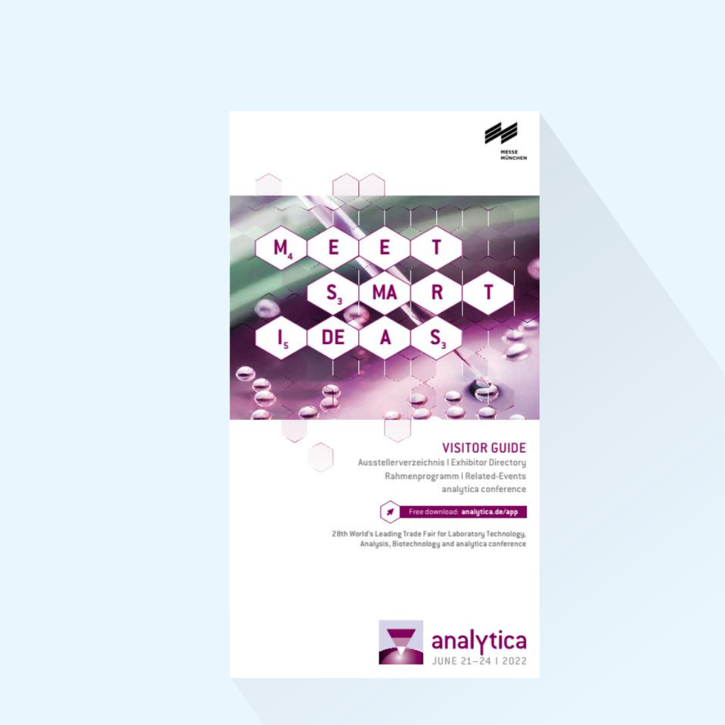 LABORPRAXISAnalytica Visitor Guide, circulation 34,000, publication months: March and April