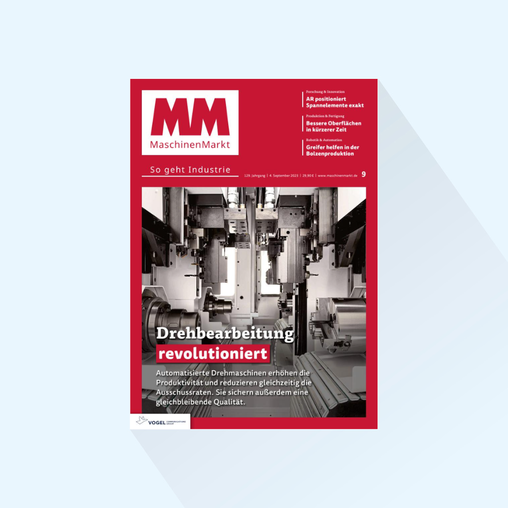 MM MaschinenMarkt: Ausgabe 9/24, Erscheinungstag 02.09.2024 (AMB, IMTS, Fachpack)