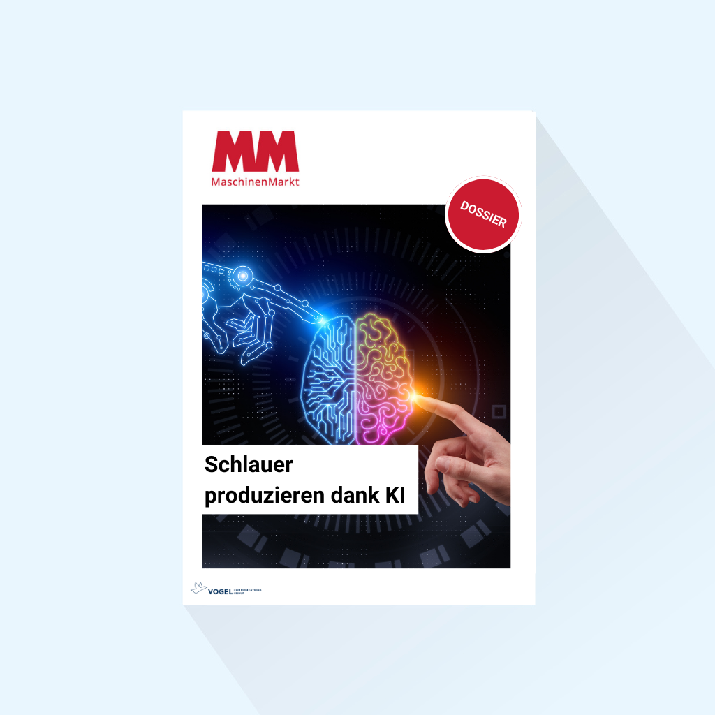 MM MaschinenMarkt: Dossier "Smarter production thanks to AI", Publishing Date 19.08.2024
