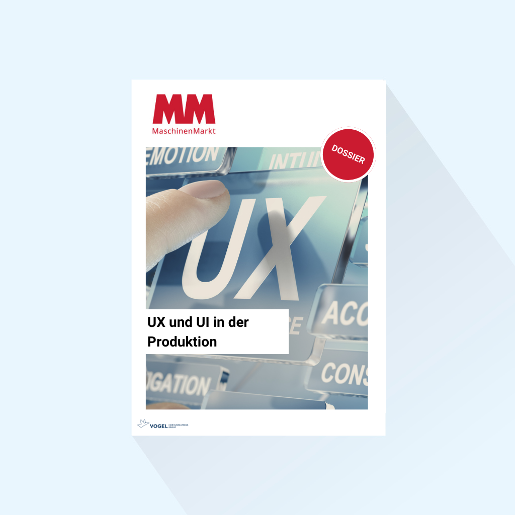 MM MaschinenMarkt: Dossier "UX and UI in production", Publishing Date 29.09.2025