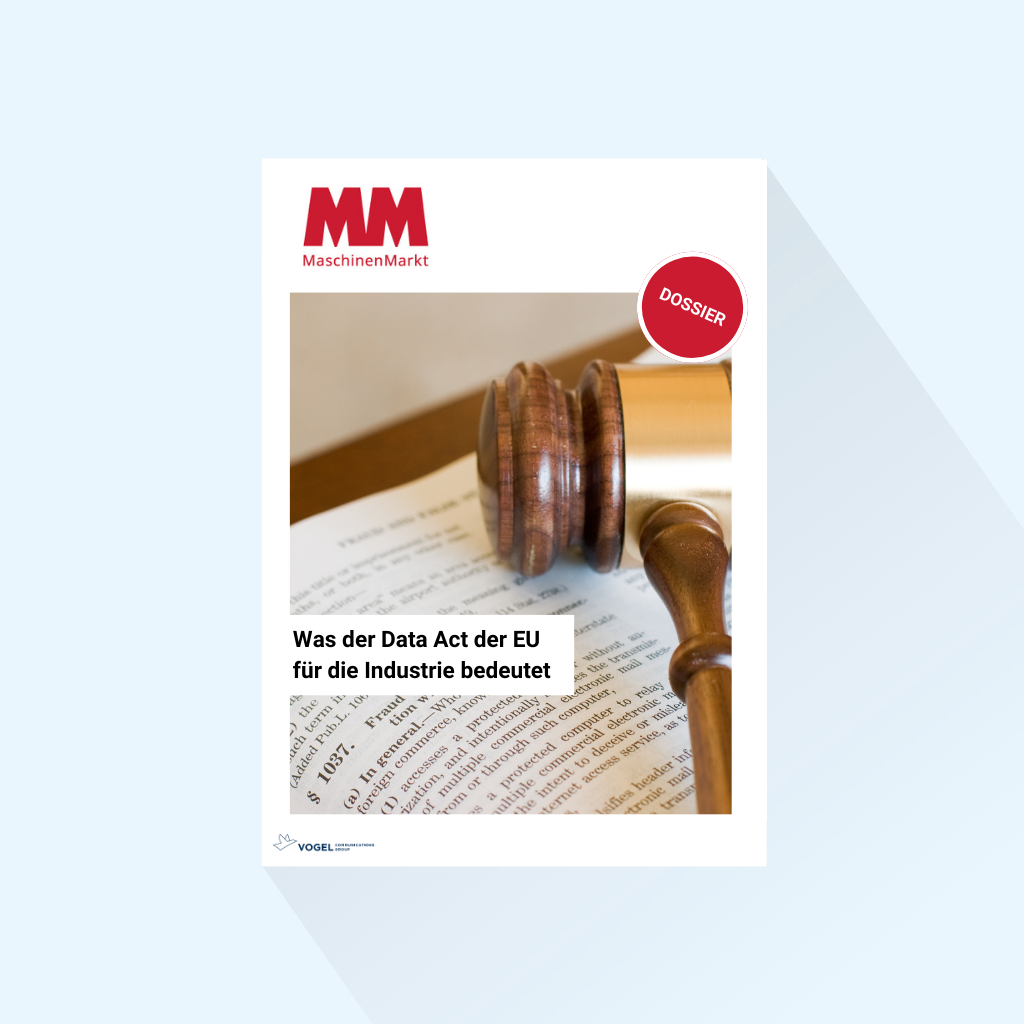 MM MaschinenMarkt: Dossier „Was der Data Act der EU für die Industrie bedeutet“, Erscheinungstag 08.12.2025