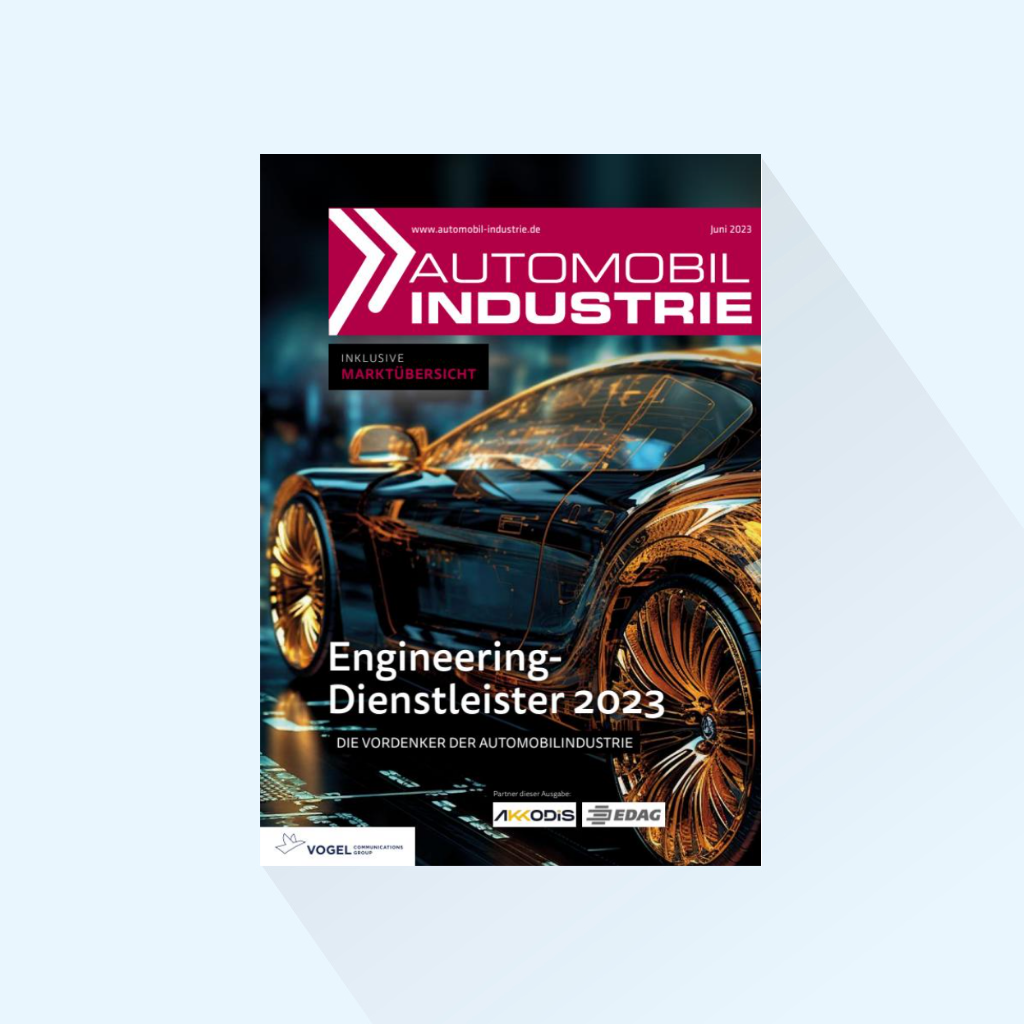 Automobil Industrie: Marktübersicht-Booklet Engineering-Dienstleister, Erscheinungstag 21.06.2024