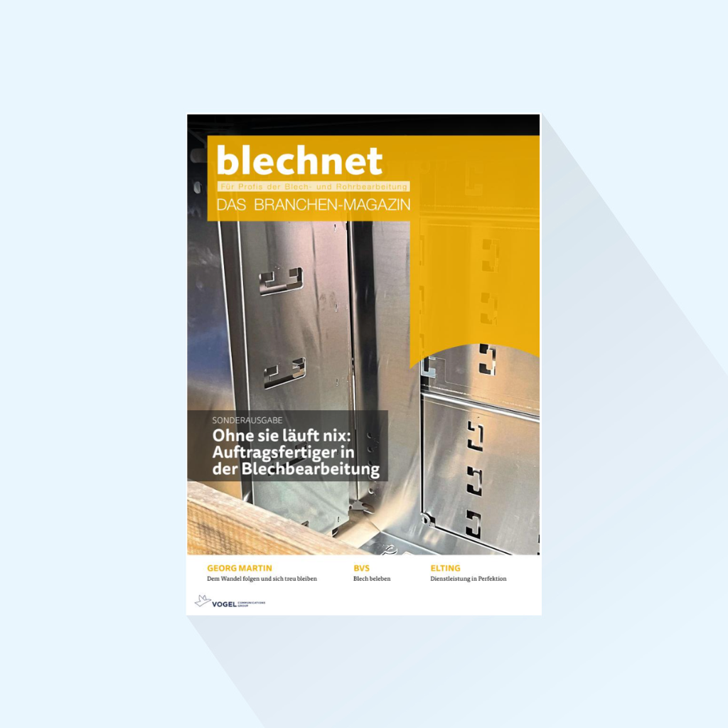 blechnet: Issue 2/24, Publishing Date 13.05.2024 (issue on the Lasys trade fair with focus topic Separating & Joining)