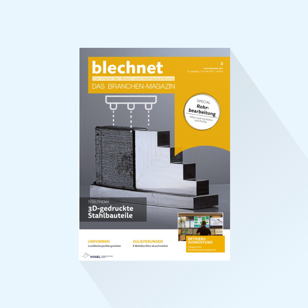 blechnet: Issue 3/24, Publishing Date 10.06.2024 (Magazine for the Stanztec trade fair with focus on die-cutting)