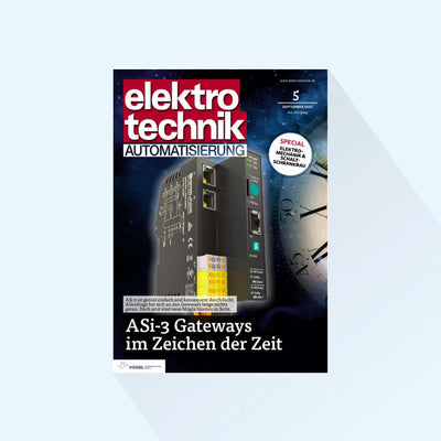 elektrotechnik AUTOMATISIERUNG: Issue 5/25, Publishing Date 17.11.2025 (Productronica, SPS)