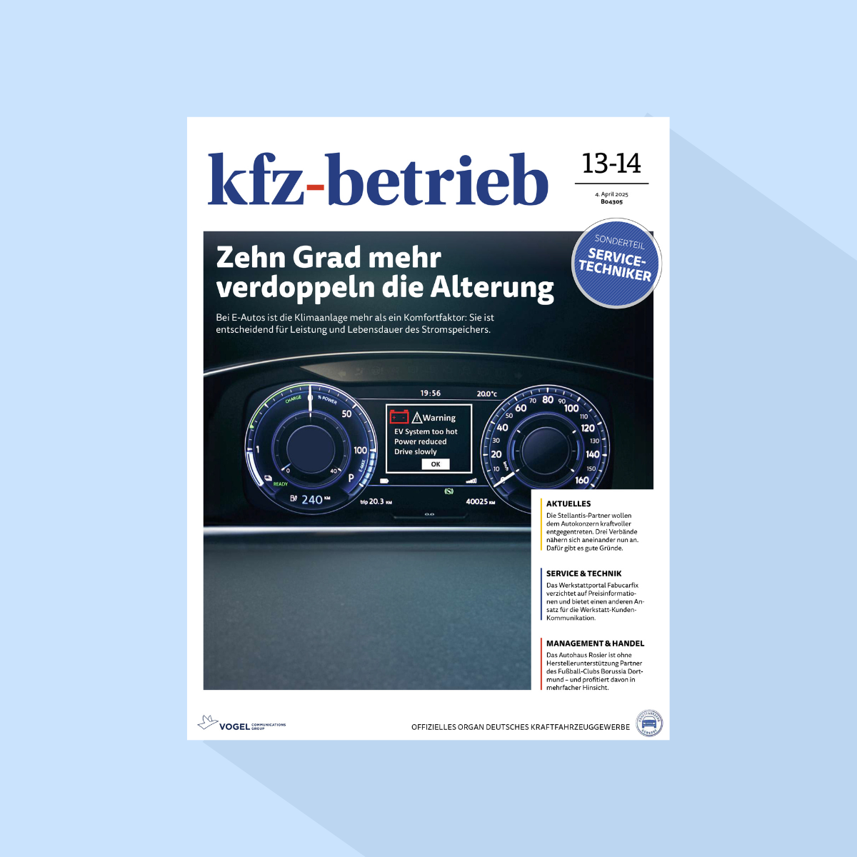 kfz-betrieb: Ausgabe 13-14/26, Erscheinungstag: 02.04.2026