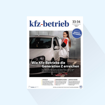 kfz-betrieb: Ausgabe 33/34-24, Erscheinungstag: 23.08.2024 (Vertriebsformate/Alternative Antriebe)