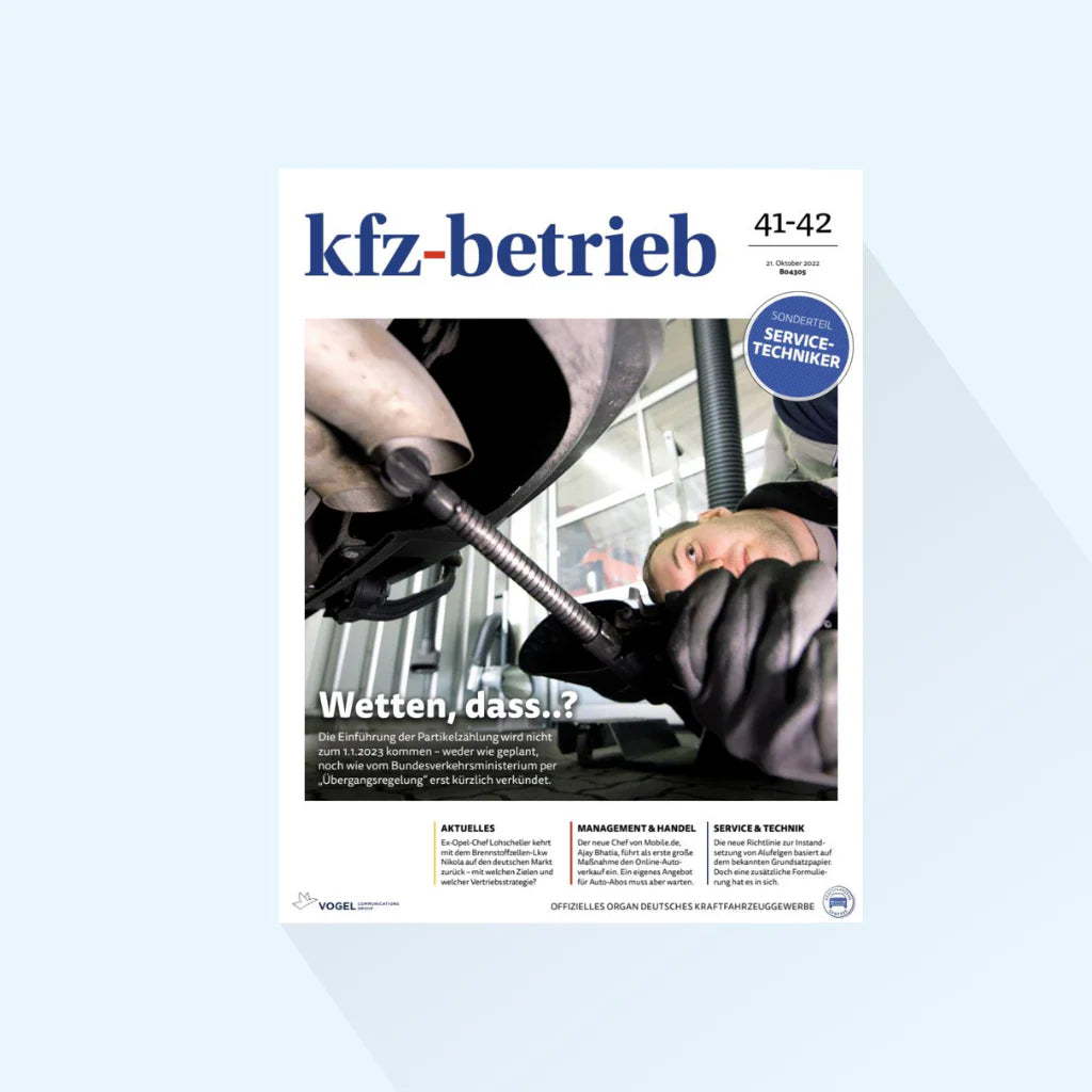 kfz-betrieb: Ausgabe 41/42-25, Erscheinungstag: 17.10.2025 (Onlinevertrieb/Reifen & Räder)