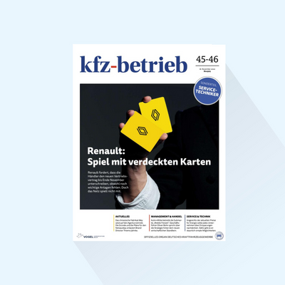 kfz-betrieb:版期 45/46-24，出版日期：2024 年 11 月 15 日（IT 行业解决方案/建筑与家具）