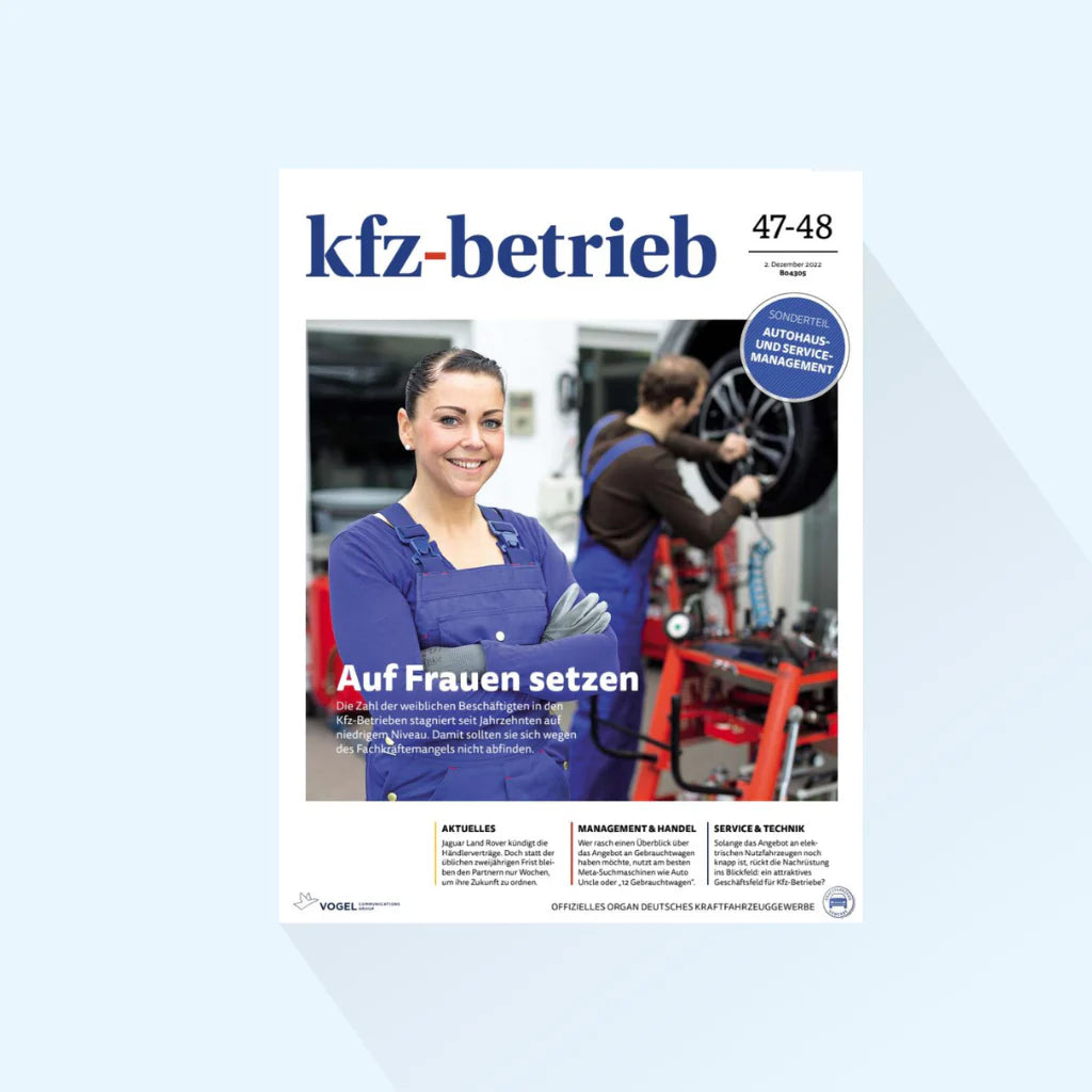 kfz-betrieb: Ausgabe 47/48-25, Erscheinungstag: 28.11.2025 (Gebrauchtwagenmanagement/Zeitwertgerechte Reparatur)