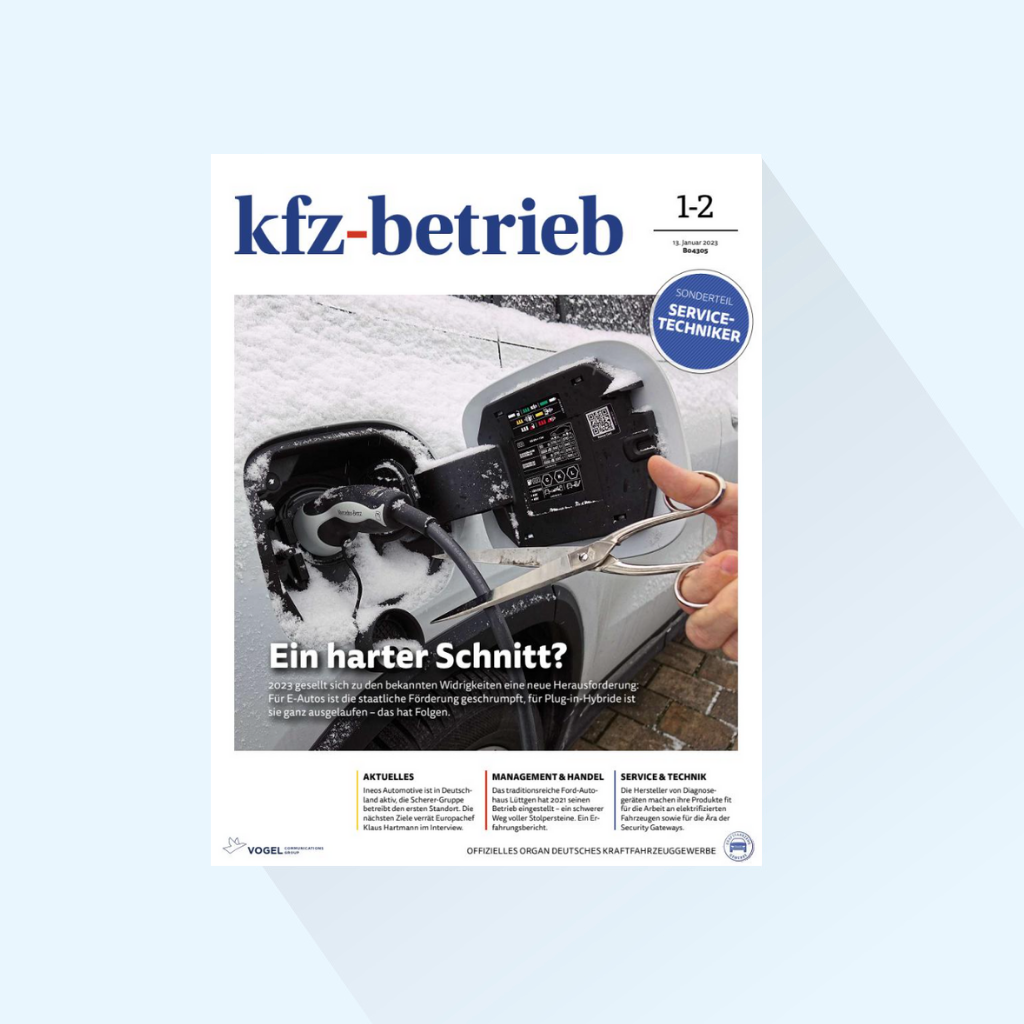 kfz-betrieb: Ausgabe 1/2-24, Erscheinungstag: 12.01.2024 (Automobilvertrieb 2024, Ladeinfrastruktur)