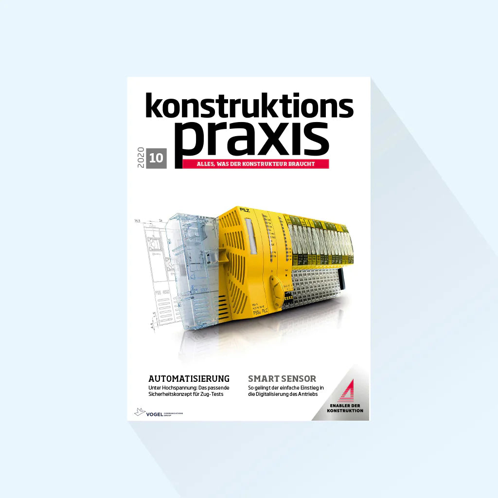 konstruktionspraxis 版期 展览：10/25，出版日期：2025 年 10 月 2 日（Messe K、Motek、Fakuma、blechexpo）