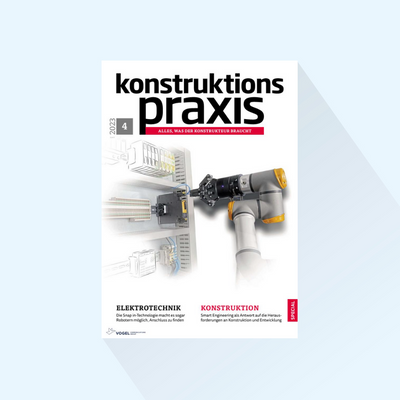 konstruktionspraxis: Issue 4/24, Publishing Date: 16.04.2024 (Hannover Messe, Control, Rapid.Tech)