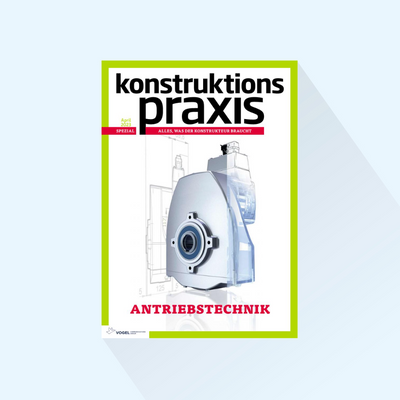 konstruktionspraxis: Special issue on drive technology, Publishing Date: 11.04.2024 (Hannover Messe)