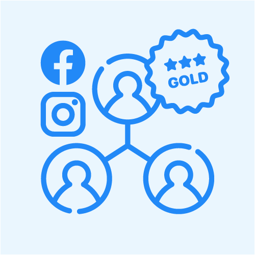 Audience Sharing Paket Gold Facebook/Instagram